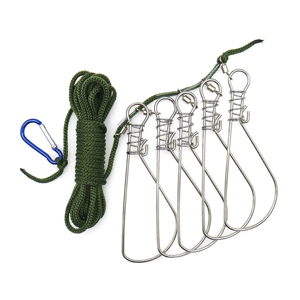 Stainless Steel Live Fish Lock Belt Stringer - Image 3