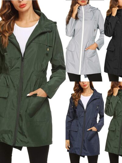 Women’s Solid Rain Jacket