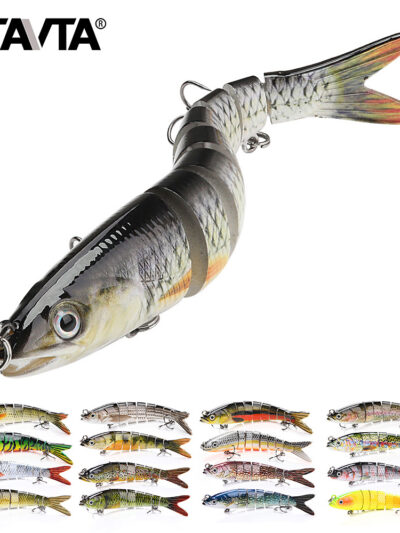 VTAVTA 10/14cm Sinking Wobblers Jointed Crankbait