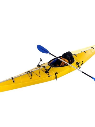 Hard Shell Canoe with Paddle