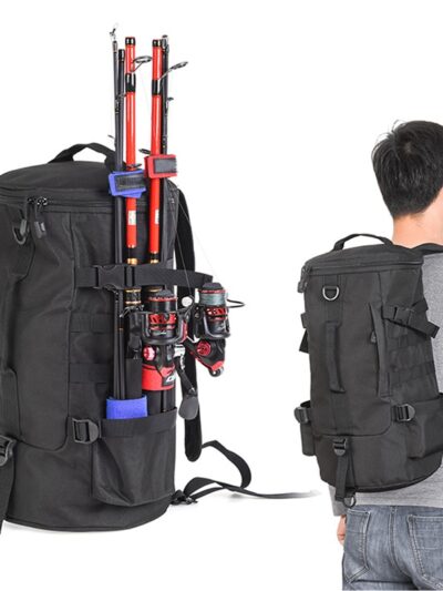 23L Fishing Bag Folding Cylindrical Large Capacity