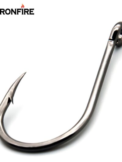 100C High Carbon Steel Fishhooks 50pcs/lot