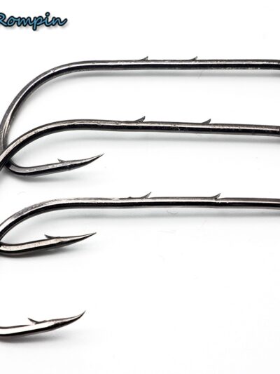 Rompin 50pcs Fishing Hook 6#-6/0# Fish Hook