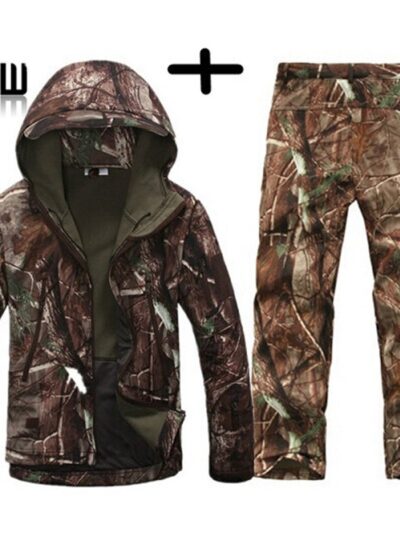 Camouflage Hunting Jacket & Pants Set