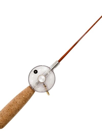 Ice Fishing Rod & Reel Plastic Mini Size Winter Fishing