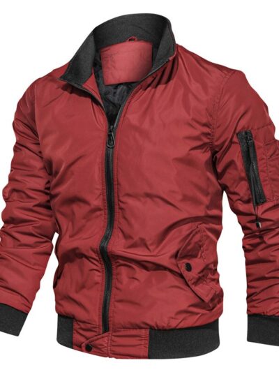 Men's Slim Bomber Jacket